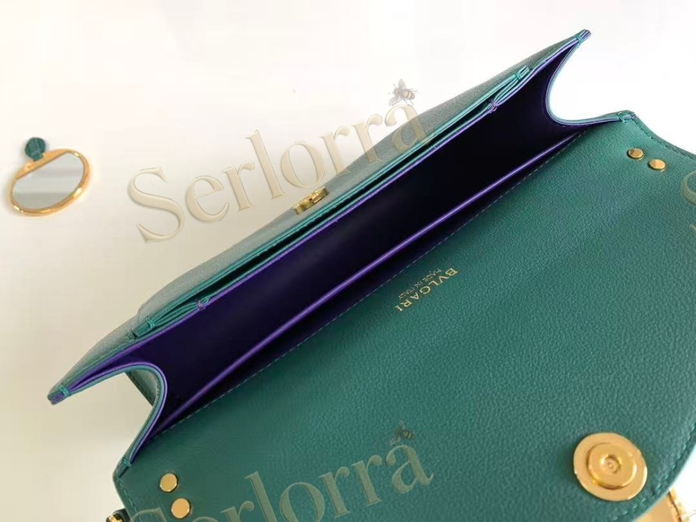 BVLGARI SERPENTI EAST-WEST MEDIUM CALFSKIN SHOULDER BAG