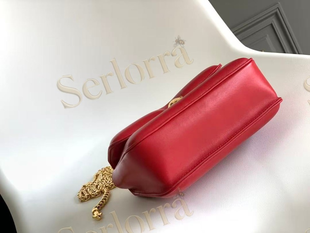 BVLGARI x MARY KATRANTZOU LAMBSKIN TOP HANDLE BAG