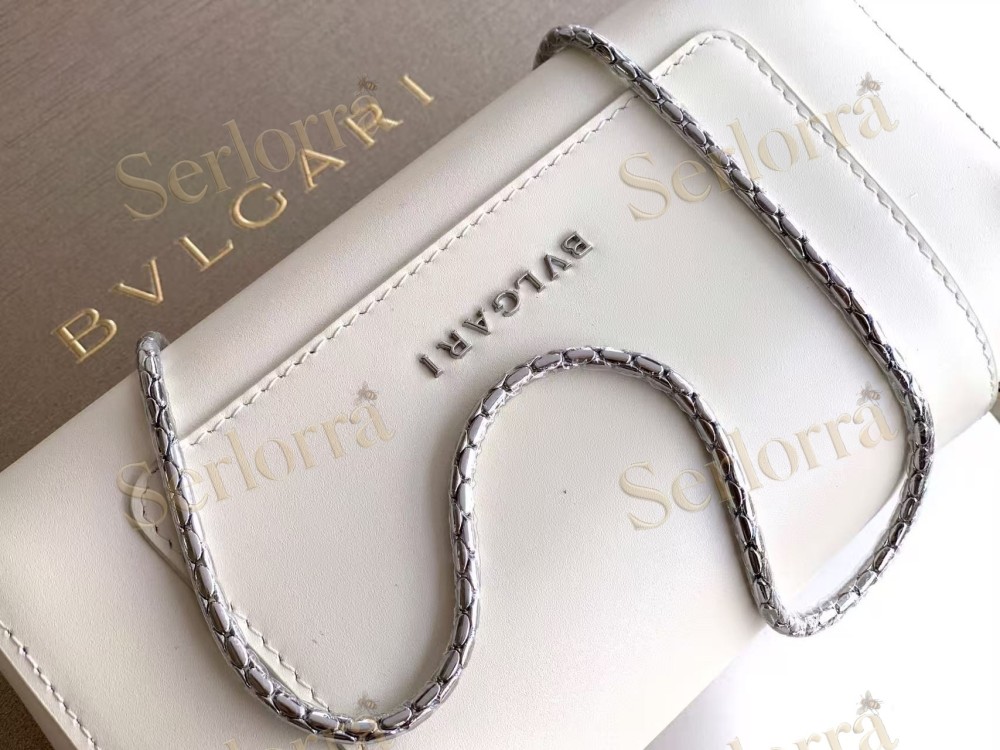 BVLGARI SERPENTI FOREVER CALFSKIN WALLET ON CHAIN