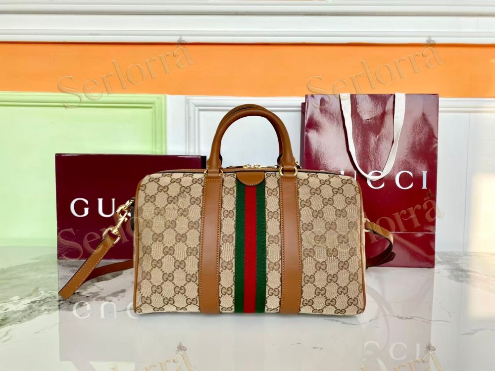 GUCCI OPHIDIA MEDIUM BOSTON BAG