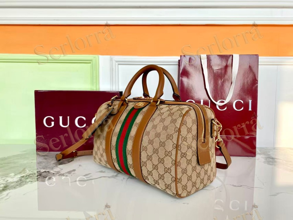 GUCCI OPHIDIA MEDIUM BOSTON BAG