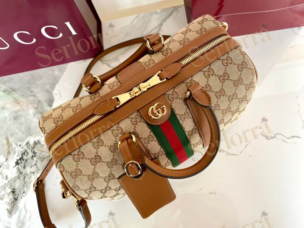 GUCCI OPHIDIA MEDIUM BOSTON BAG