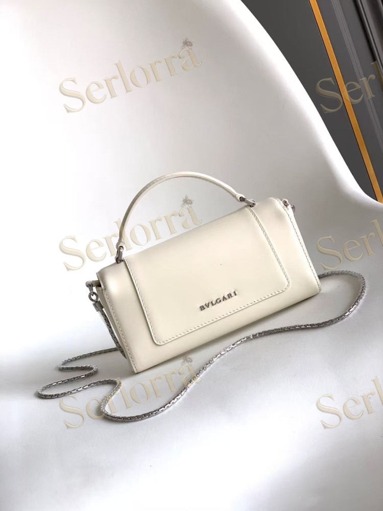 BVLGARI SERPENTI FOREVER CALFSKIN WALLET ON CHAIN