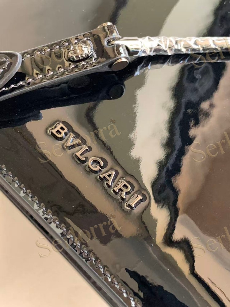 BVLGARI SERPENTI FOREVER SMALL PATENT LEATHER CROSSBODY BAG