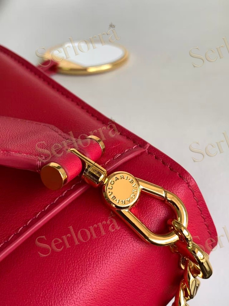 BVLGARI SERPENTI EAST-WEST MEDIUM CALFSKIN SHOULDER BAG