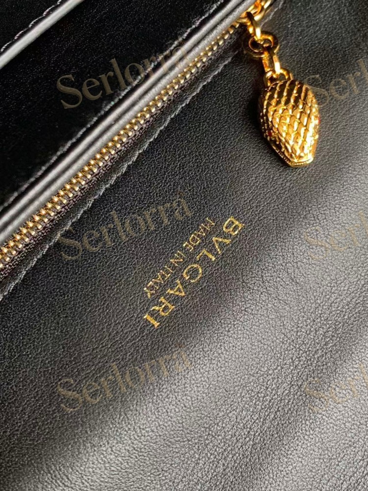 BVLGARI SERPENTI REVERSE SMALL CALFSKIN SHOULDER BAG