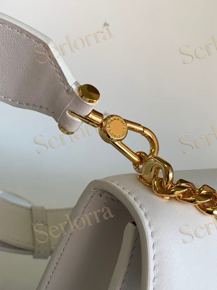 BVLGARI SERPENTI EAST-WEST MEDIUM CALFSKIN SHOULDER BAG