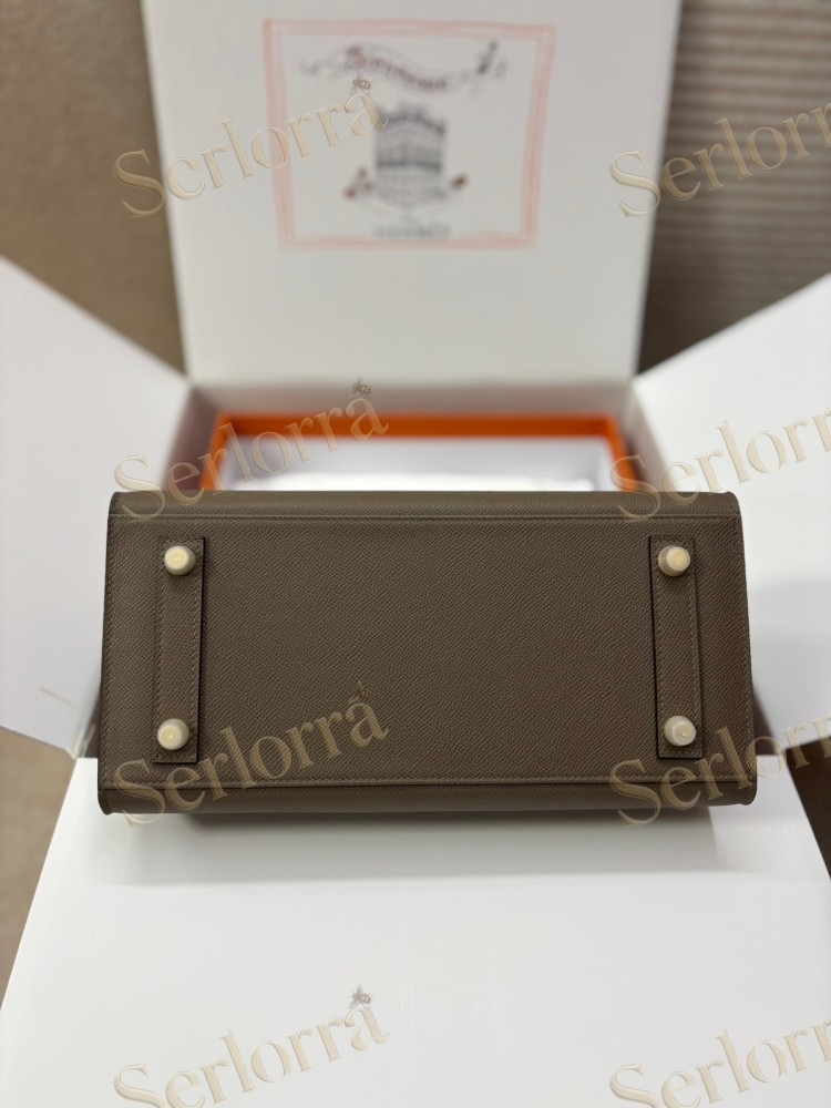 HERMES BIRKIN 30 EPSOM LEATHER IN GRIS ASPHALTE (ASPHALT GREY) WITH GOLD HARDWARE