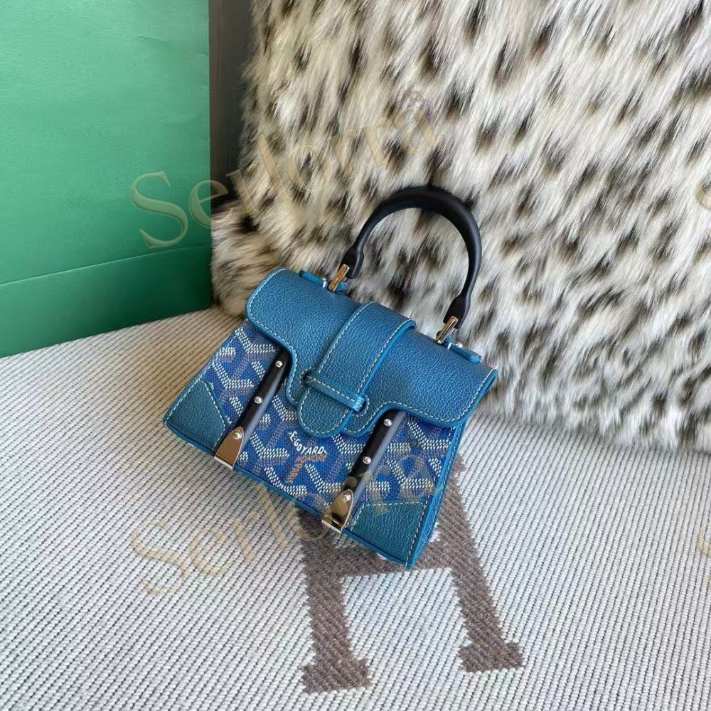GOYARD JET BLACK NANO BAG