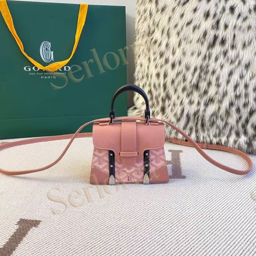 GOYARD JET BLACK NANO BAG