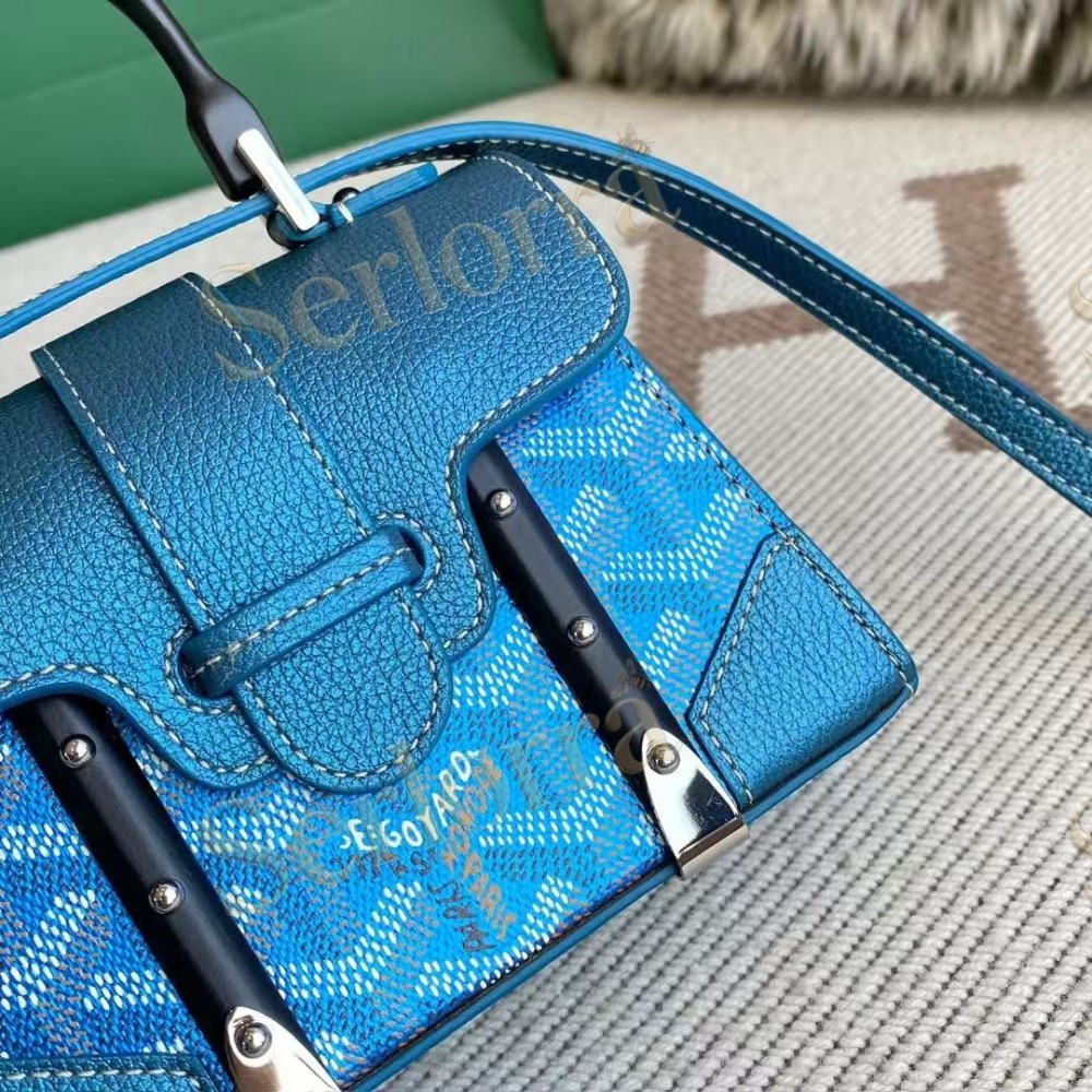GOYARD JET BLACK NANO BAG