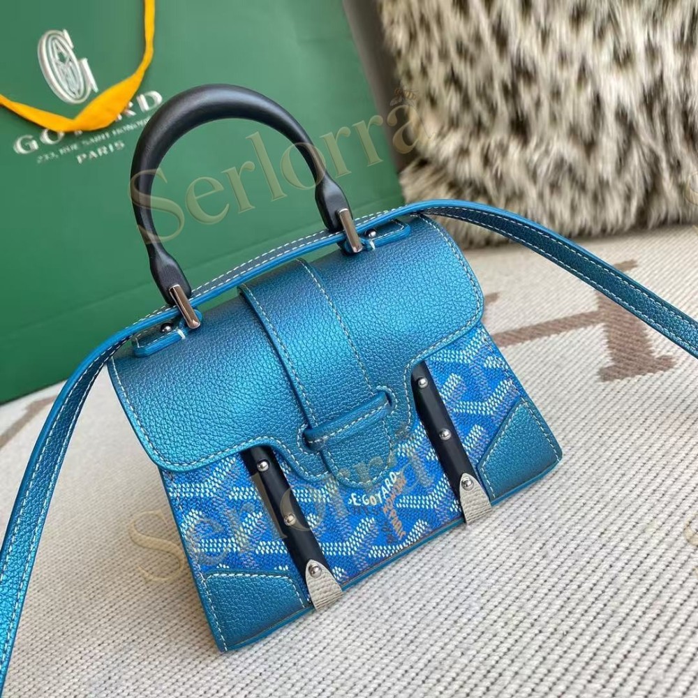 GOYARD JET BLACK NANO BAG