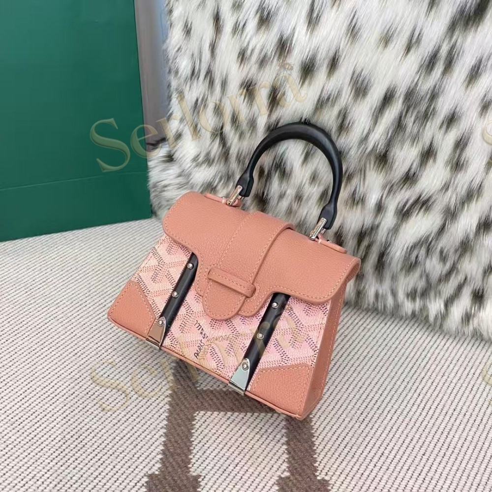 GOYARD JET BLACK NANO BAG