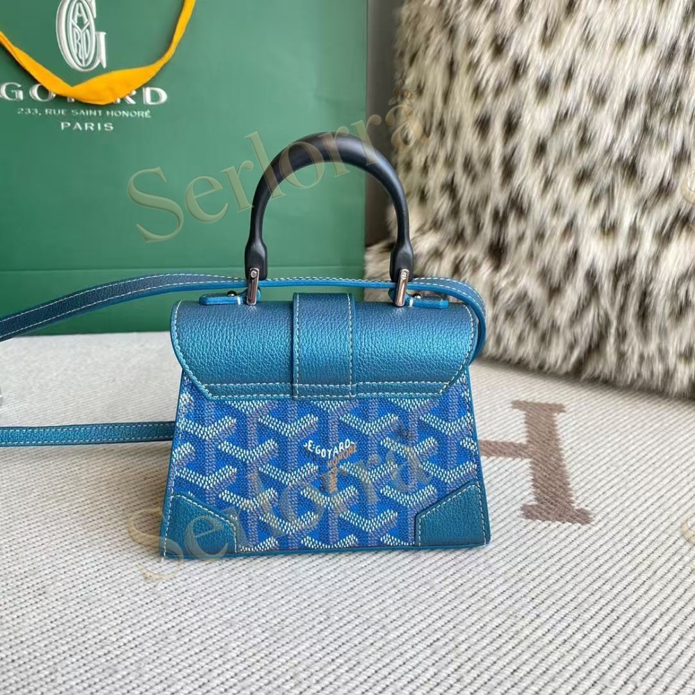 GOYARD JET BLACK NANO BAG