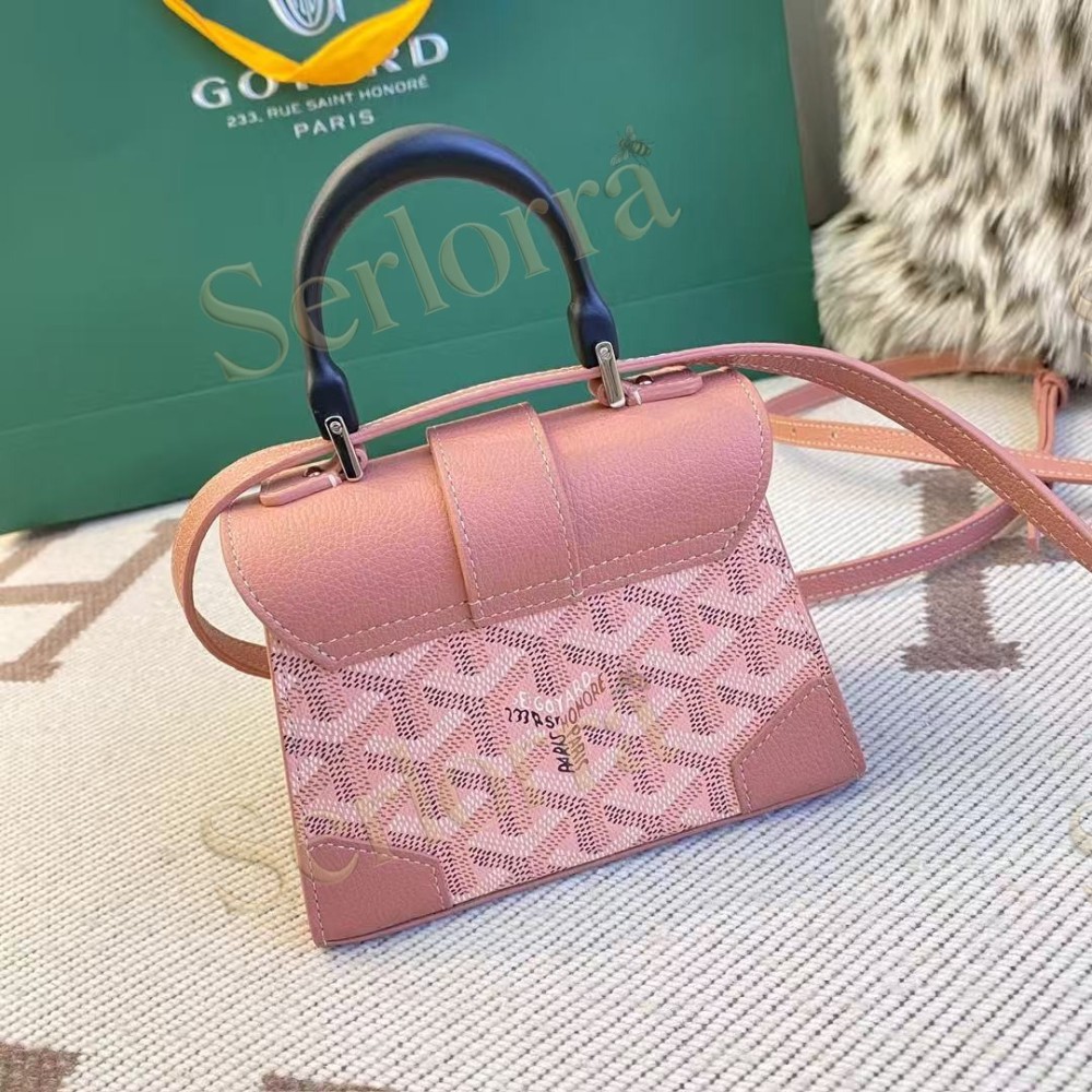 GOYARD JET BLACK NANO BAG