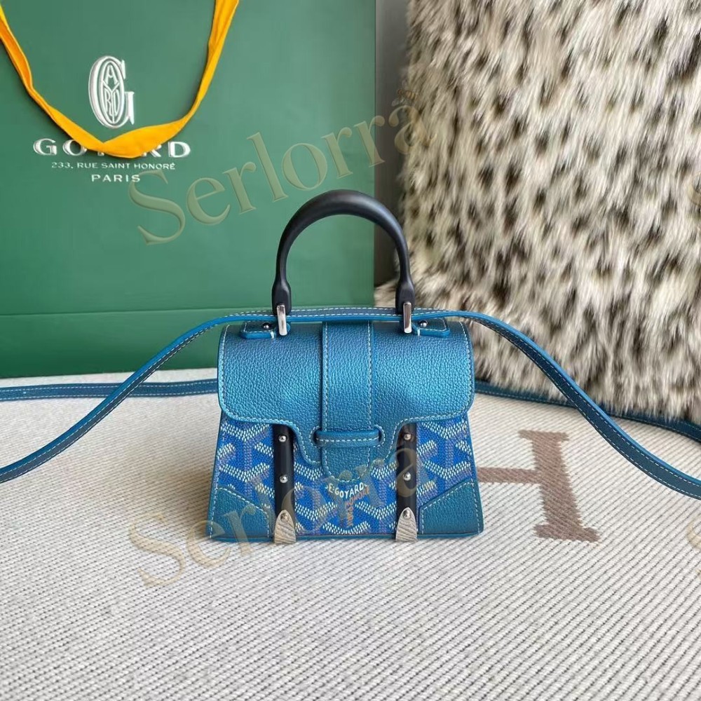 GOYARD JET BLACK NANO BAG