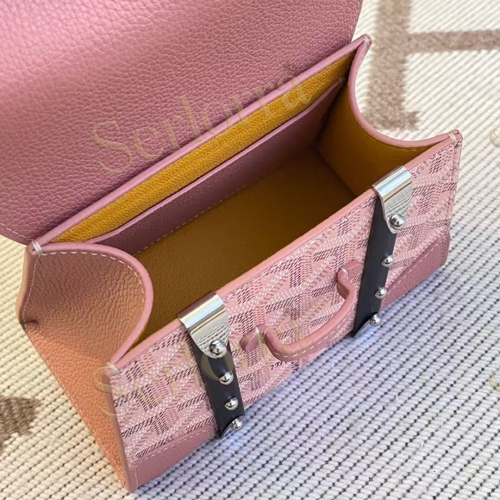 GOYARD JET BLACK NANO BAG