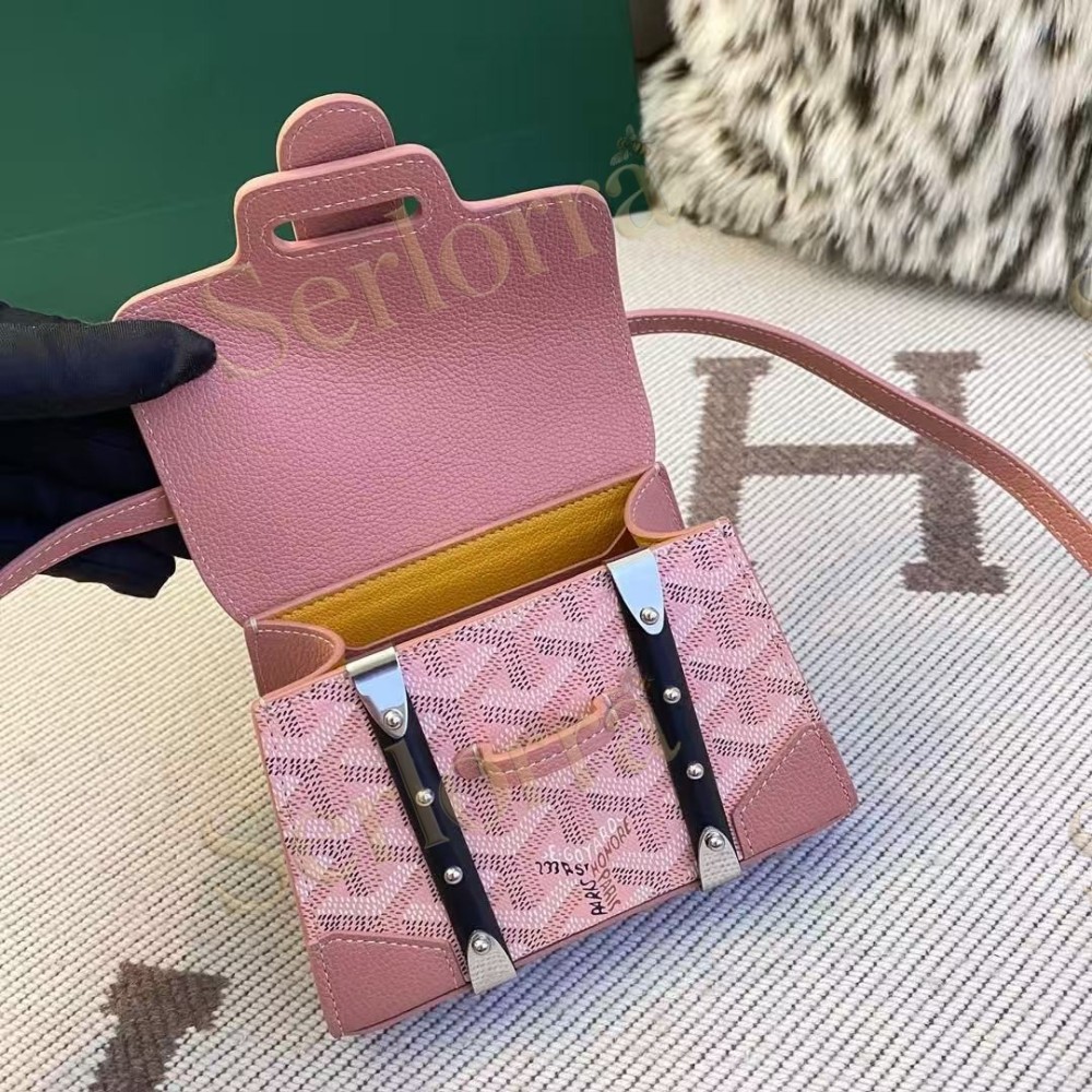 GOYARD JET BLACK NANO BAG