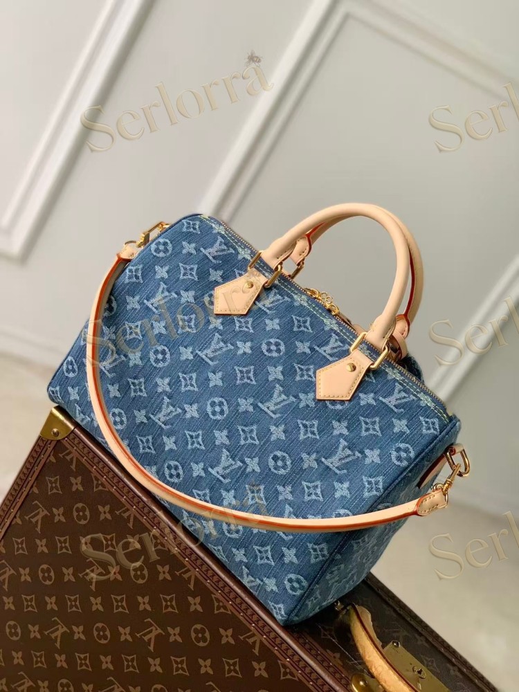 LOUIS VUITTON SPEEDY SOFT 30 DENIM