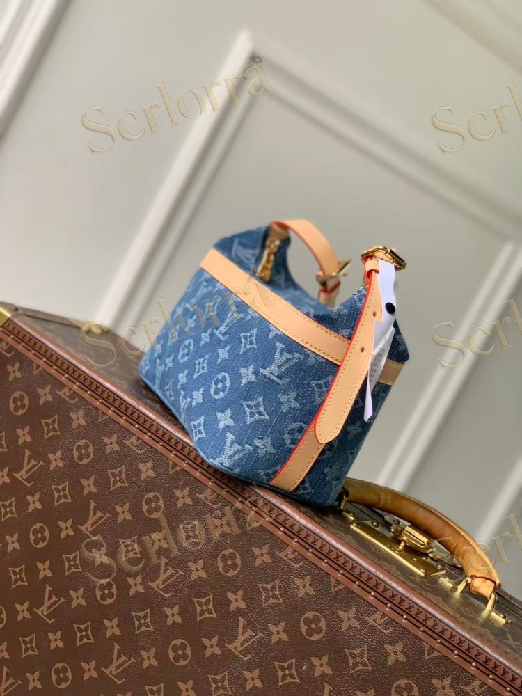 LOUIS VUITTON CRUISER TOILETRY DENIM BAG