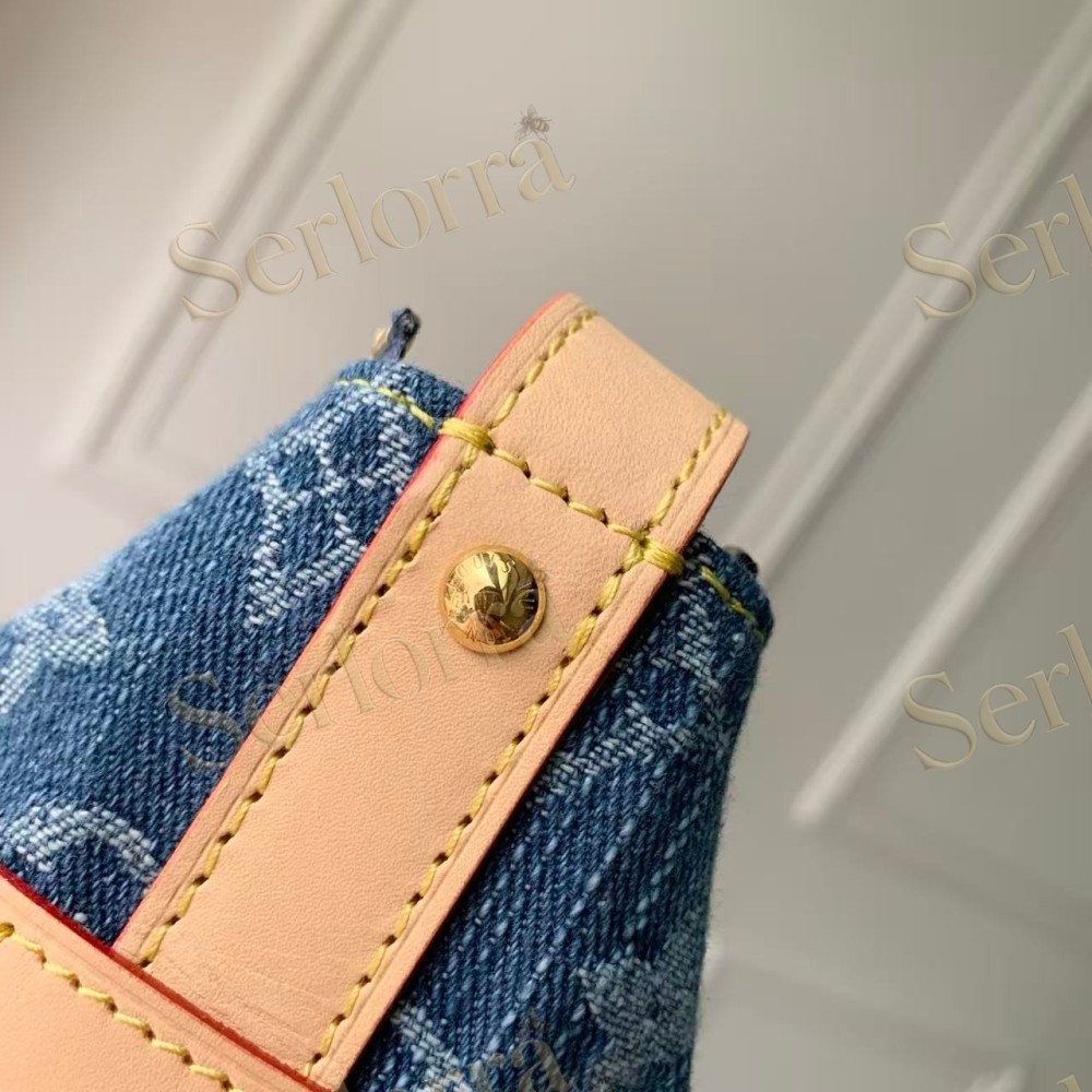 LOUIS VUITTON CRUISER TOILETRY DENIM BAG