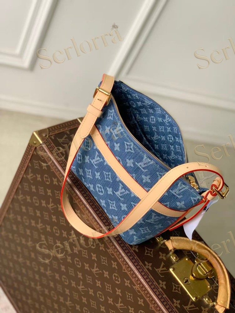 LOUIS VUITTON CRUISER TOILETRY DENIM BAG