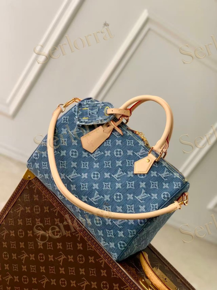 LOUIS VUITTON SPEEDY SOFT 30 DENIM