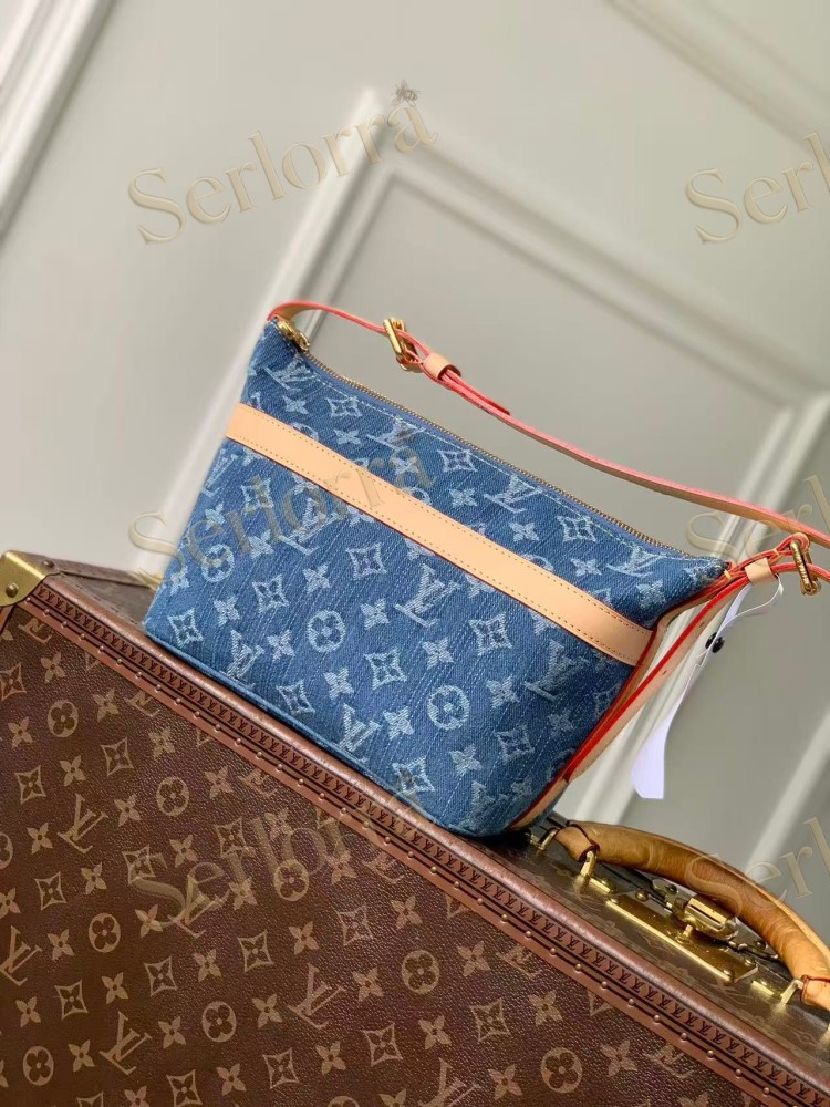LOUIS VUITTON CRUISER TOILETRY DENIM BAG