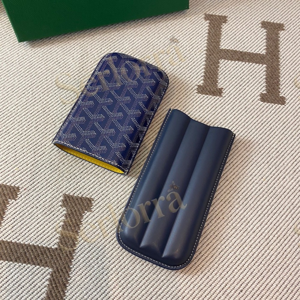 GOYARD CHURCHILL 3 CIGAR CASE