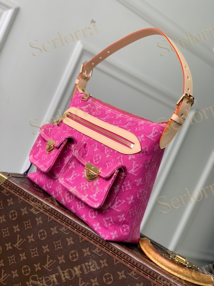 LOUIS VUITTON DENIM RENDEZ-VOUS BAGGY