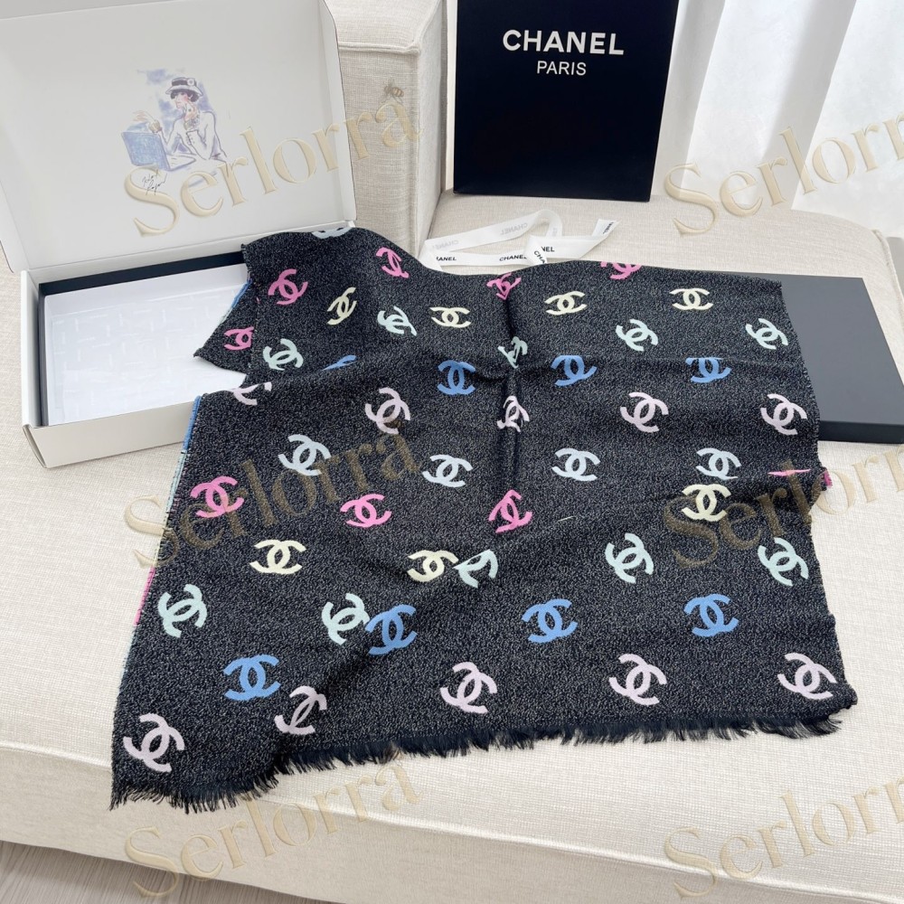 CHANEL RAINBOW SCARF