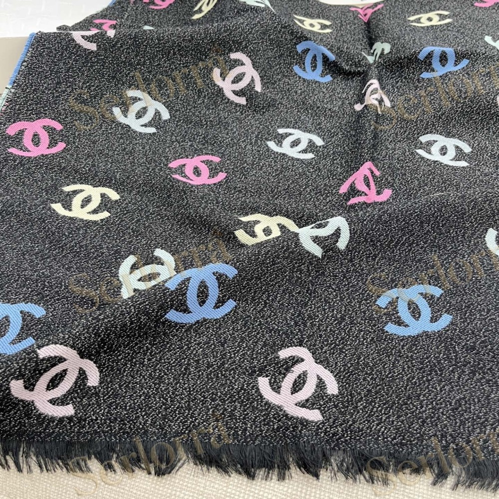 CHANEL RAINBOW SCARF