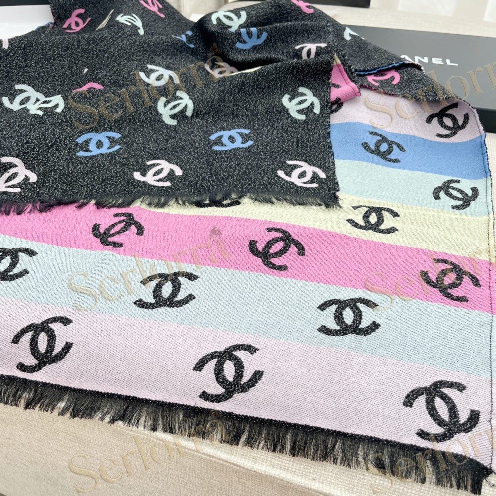 CHANEL RAINBOW SCARF