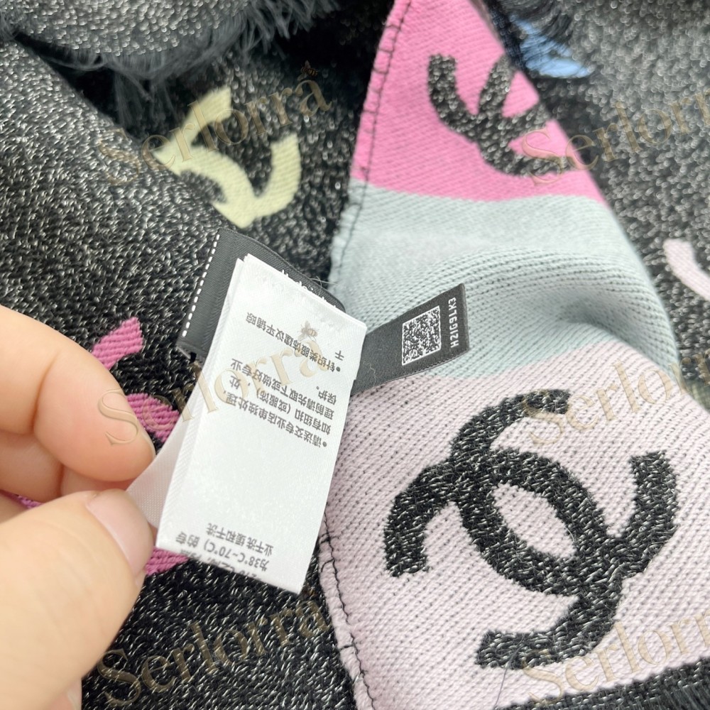 CHANEL RAINBOW SCARF