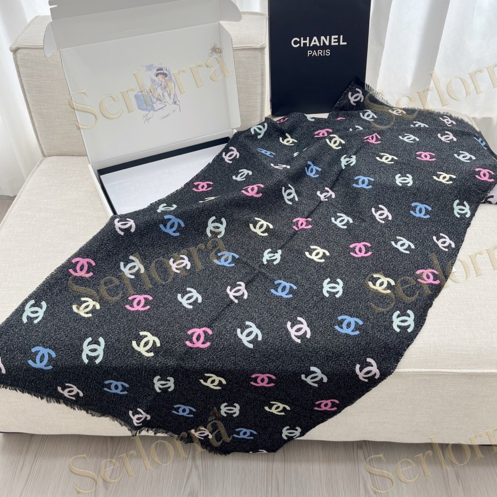 CHANEL RAINBOW SCARF