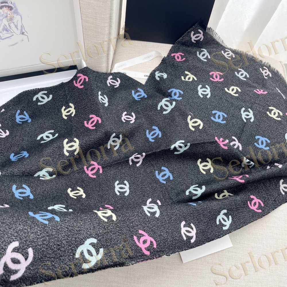 CHANEL RAINBOW SCARF
