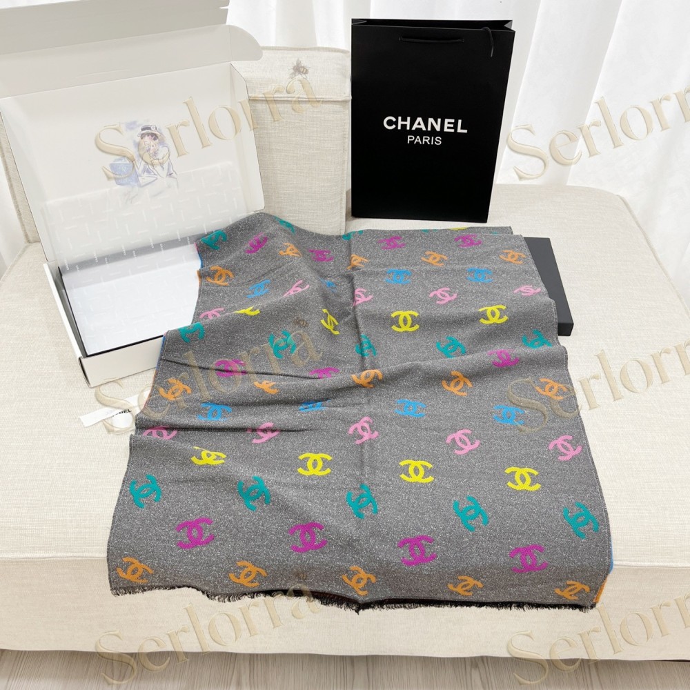 CHANEL RAINBOW SCARF