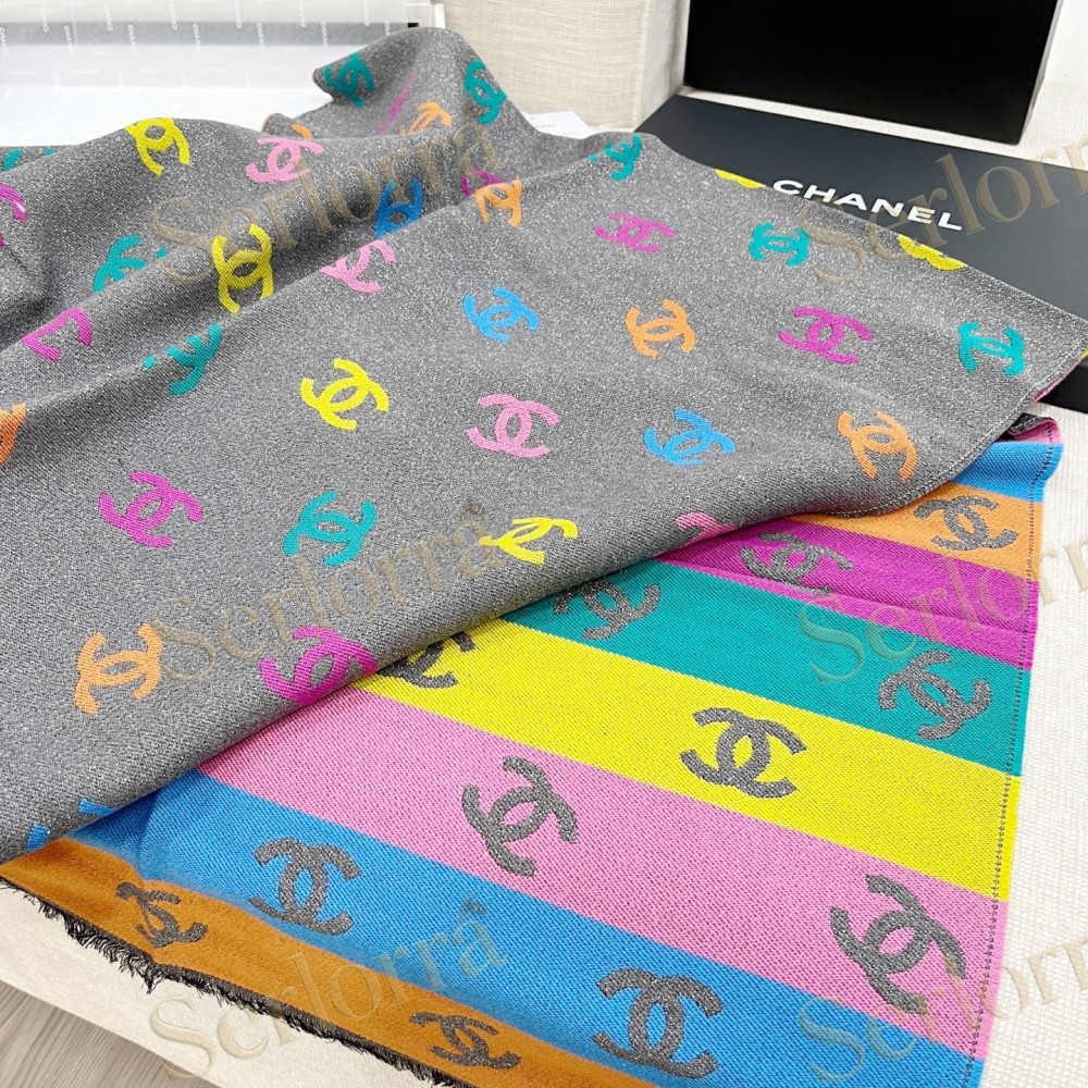 CHANEL RAINBOW SCARF