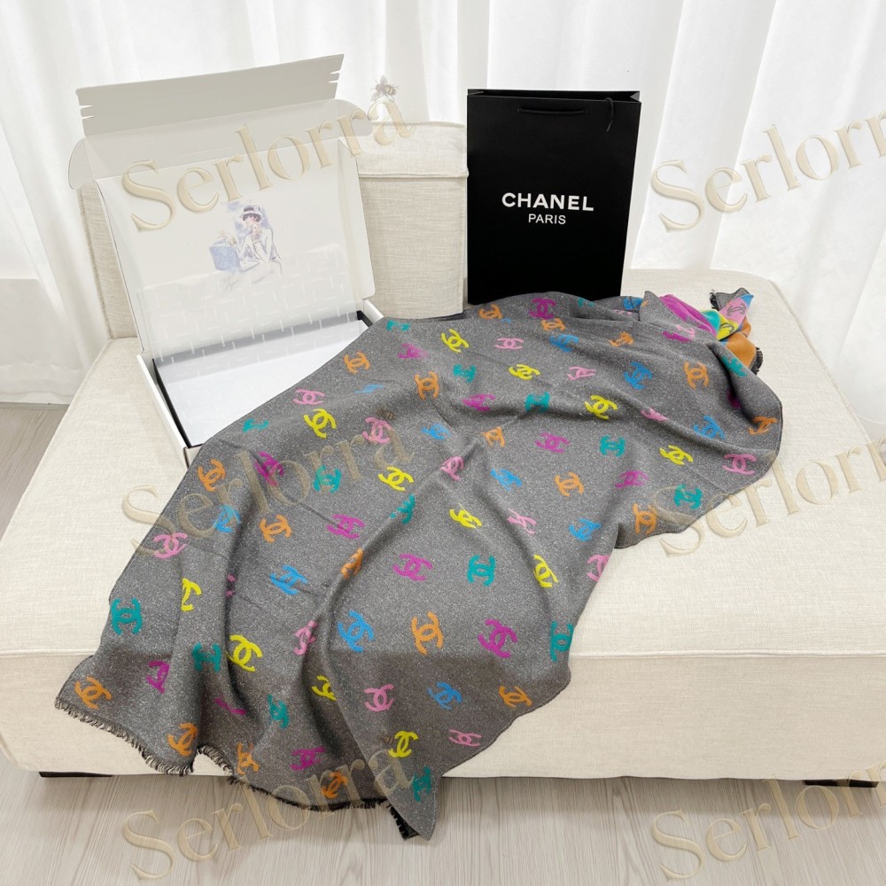 CHANEL RAINBOW SCARF