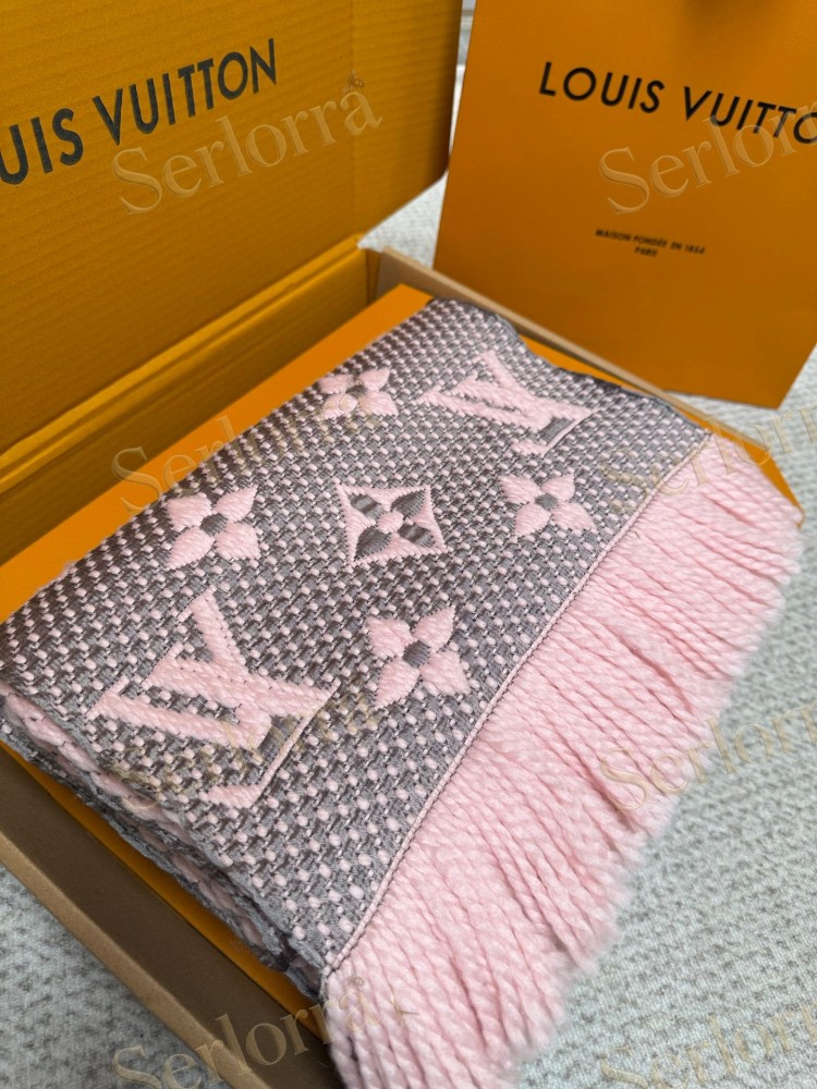 LOUIS VUITTON LOGOMANIA KNITTED SCARF