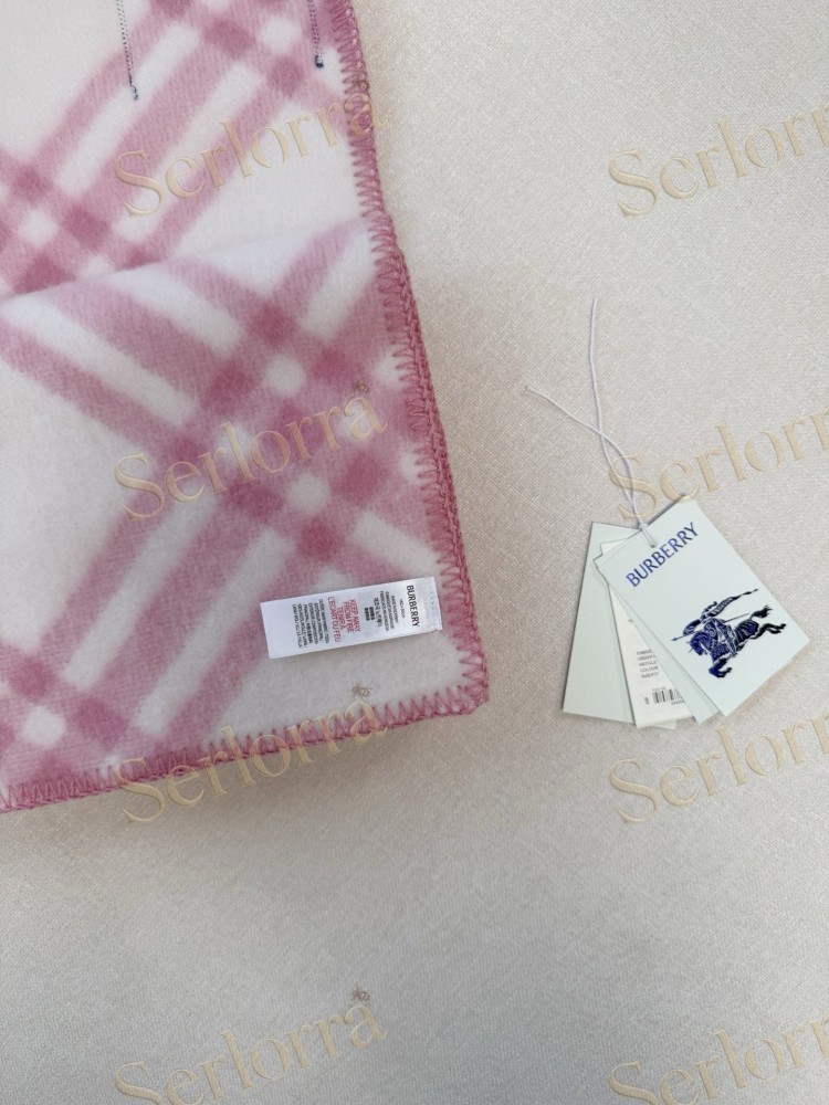 BURBERRY EQUESTRIAN KNIGHT CHECK LONG SCARF