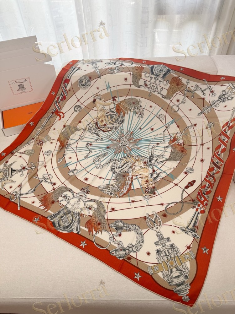 HERMES STELLAR CHORUS VELVET SHAWL