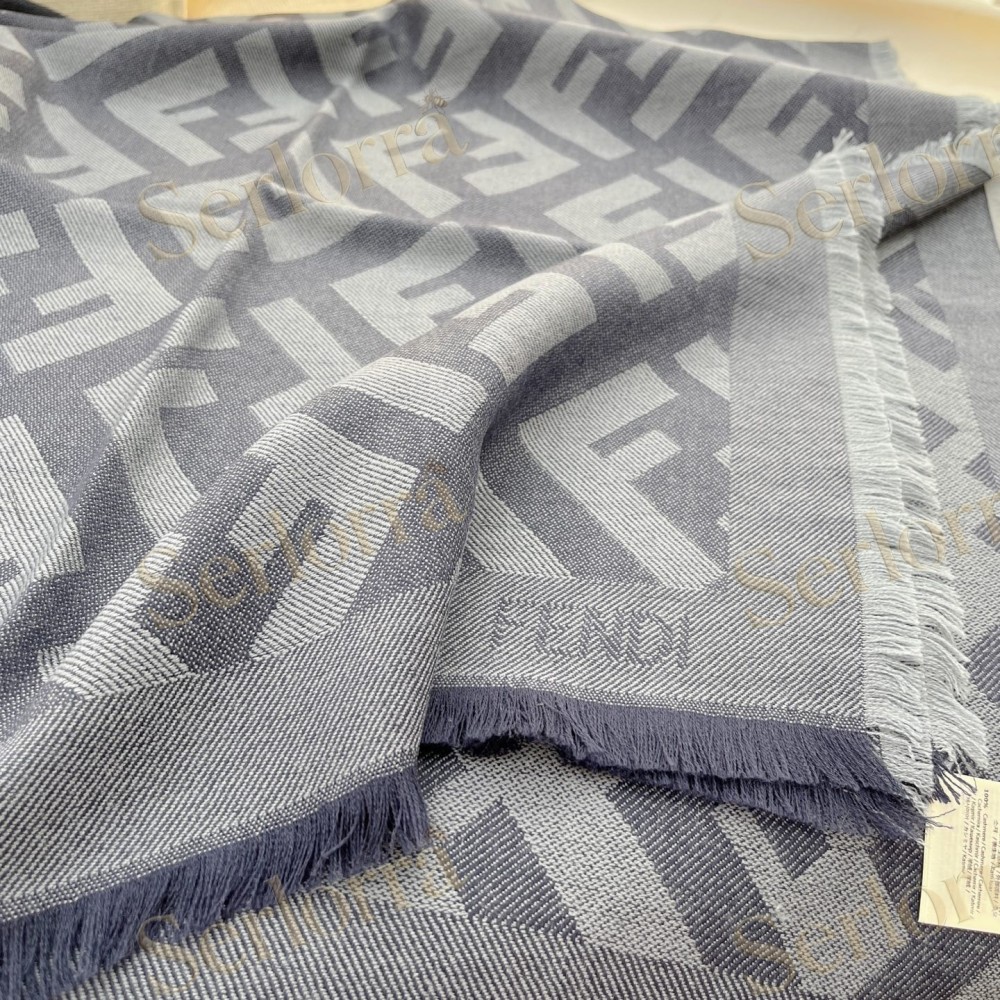 FENDI CLASSIC LOGO SQUARE SCARF