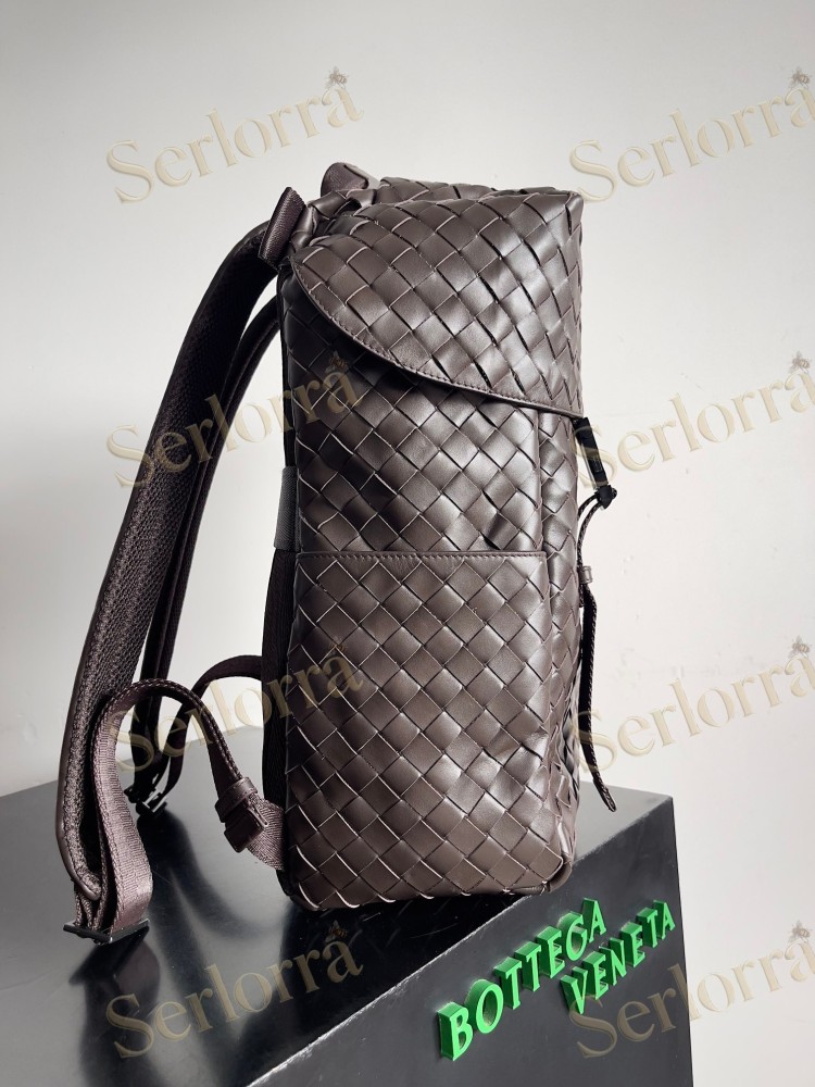 BOTTEGA VENETA INTRECCIATO FLAP BACKPACK