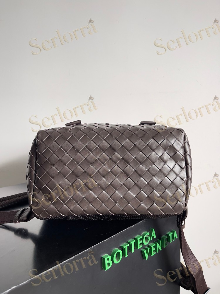 BOTTEGA VENETA INTRECCIATO FLAP BACKPACK