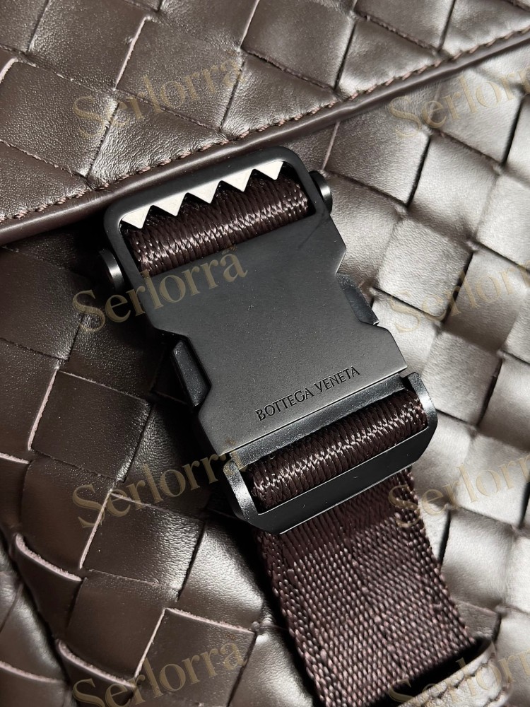 BOTTEGA VENETA INTRECCIATO FLAP BACKPACK