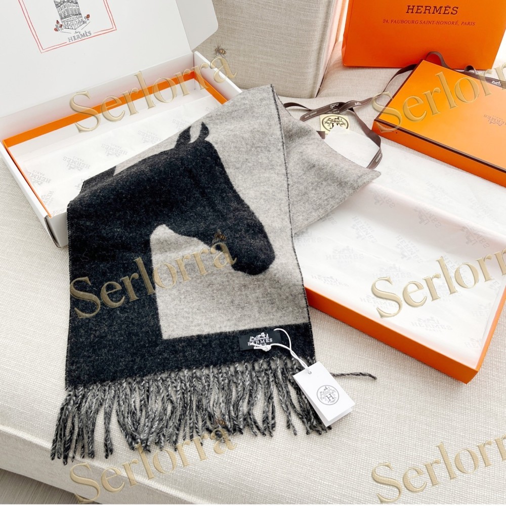 HERMES CASHMERE SCARF