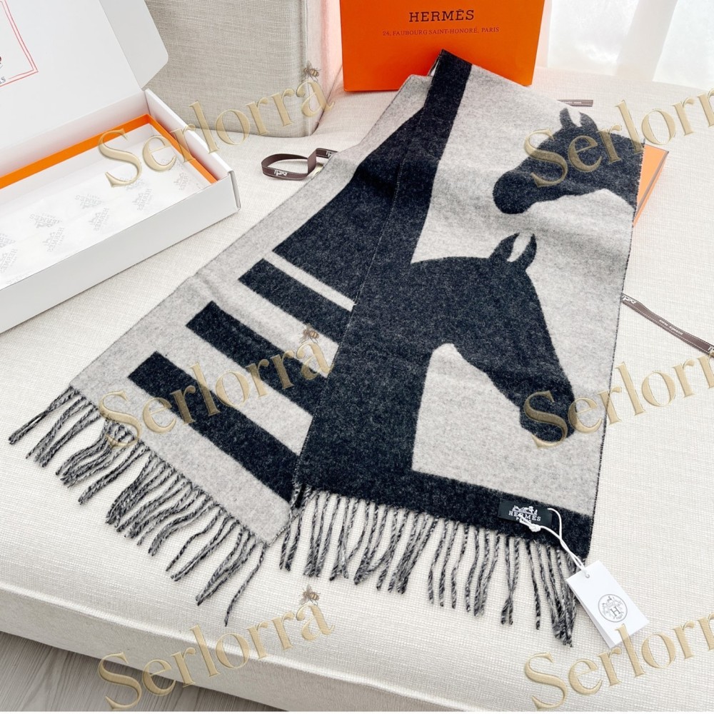 HERMES CASHMERE SCARF