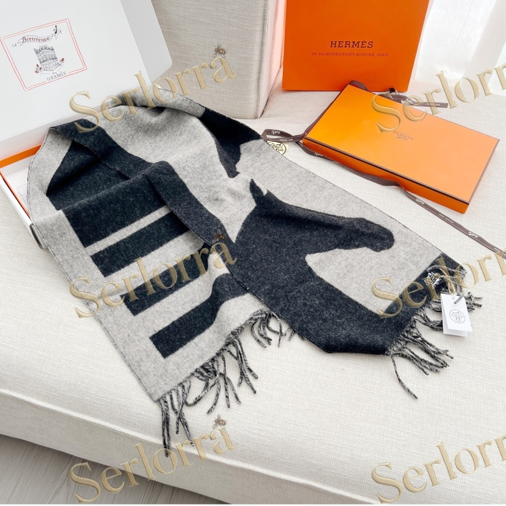HERMES CASHMERE SCARF