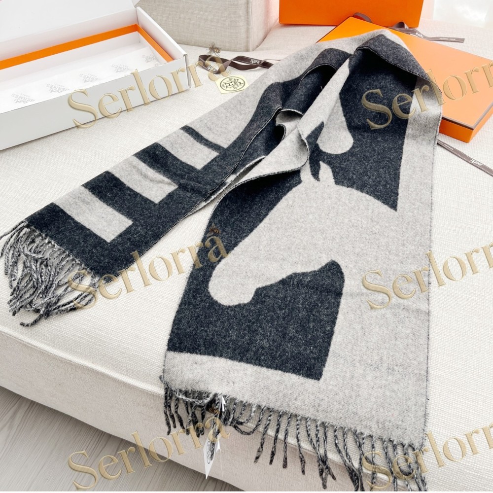 HERMES CASHMERE SCARF
